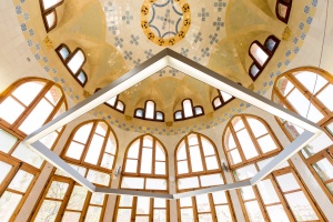 Detall cúpula interior Pavelló de Sant Leopold